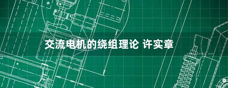 交流电机的绕组理论 许实章